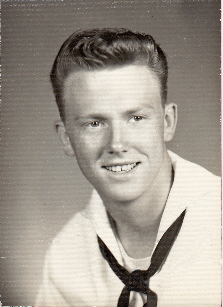 Wayne Mengel is pictured about the time he graduated from boot camp at Great Lakes Naval Processing Center outside Chicago in 1960. Photo provided