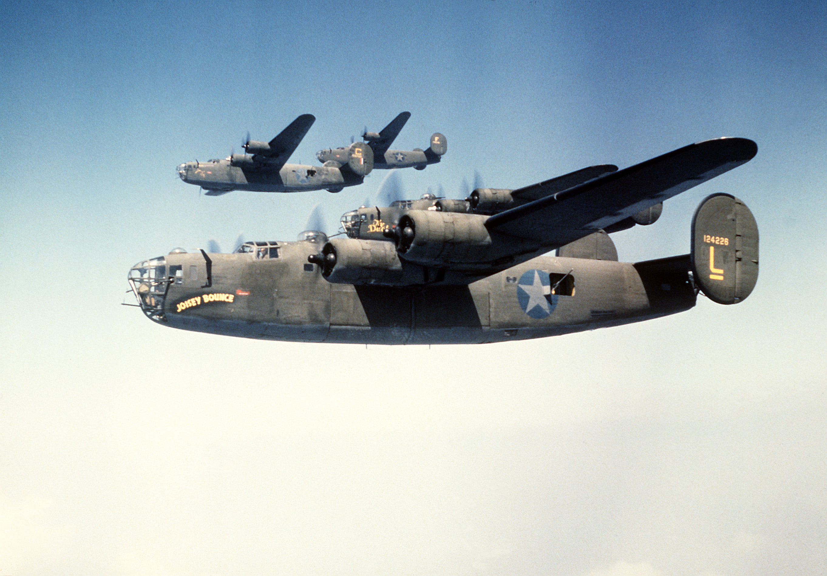 B 24 Liberator Bomber Crew